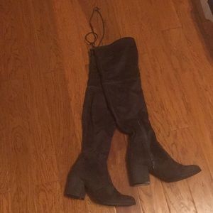 Knee high grey Unisa boots
